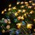 Solar Garden Lights – 4 Pack 10 LED Solar Bee Firefly Lights with 2 Lighting Mode, Sway by Wind, Waterproof Solar Decorative Outdoor Lights for Yard Patio Walkway Decoration, Warm White